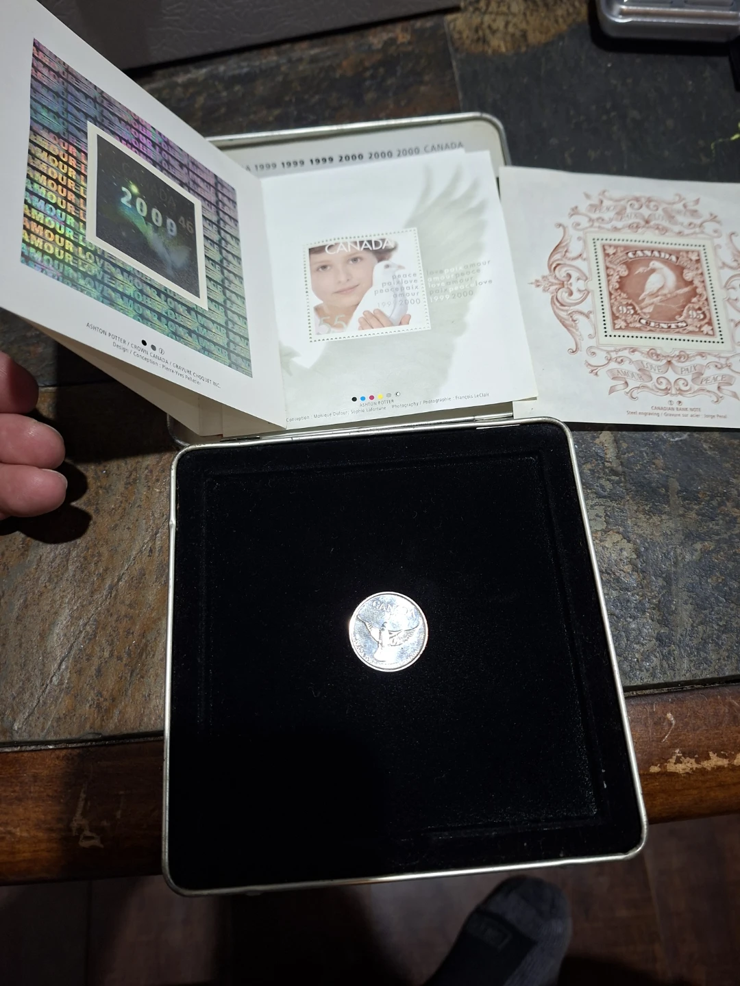 Canada Millennium Stamp & Coin Set