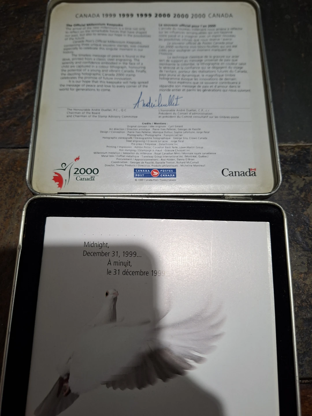 Canada Millennium Stamp & Coin Set - photo 2