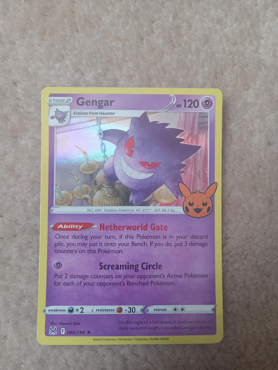 Pokemon Gengar Evolution Line - photo 4