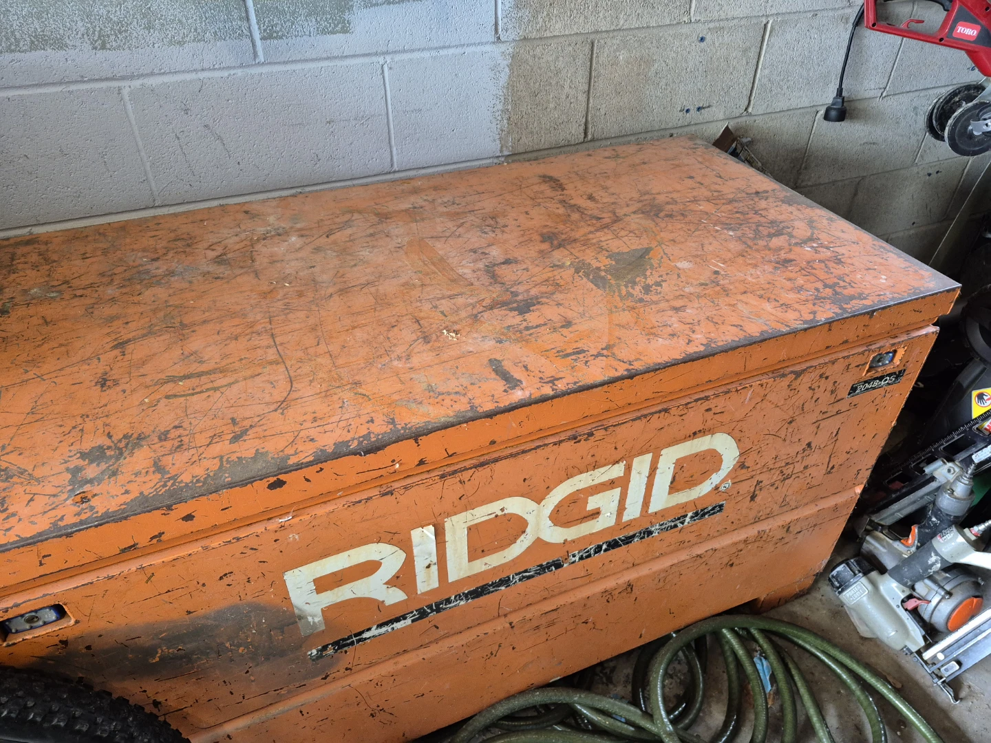 RIDGID Orange Metal Tool Chest