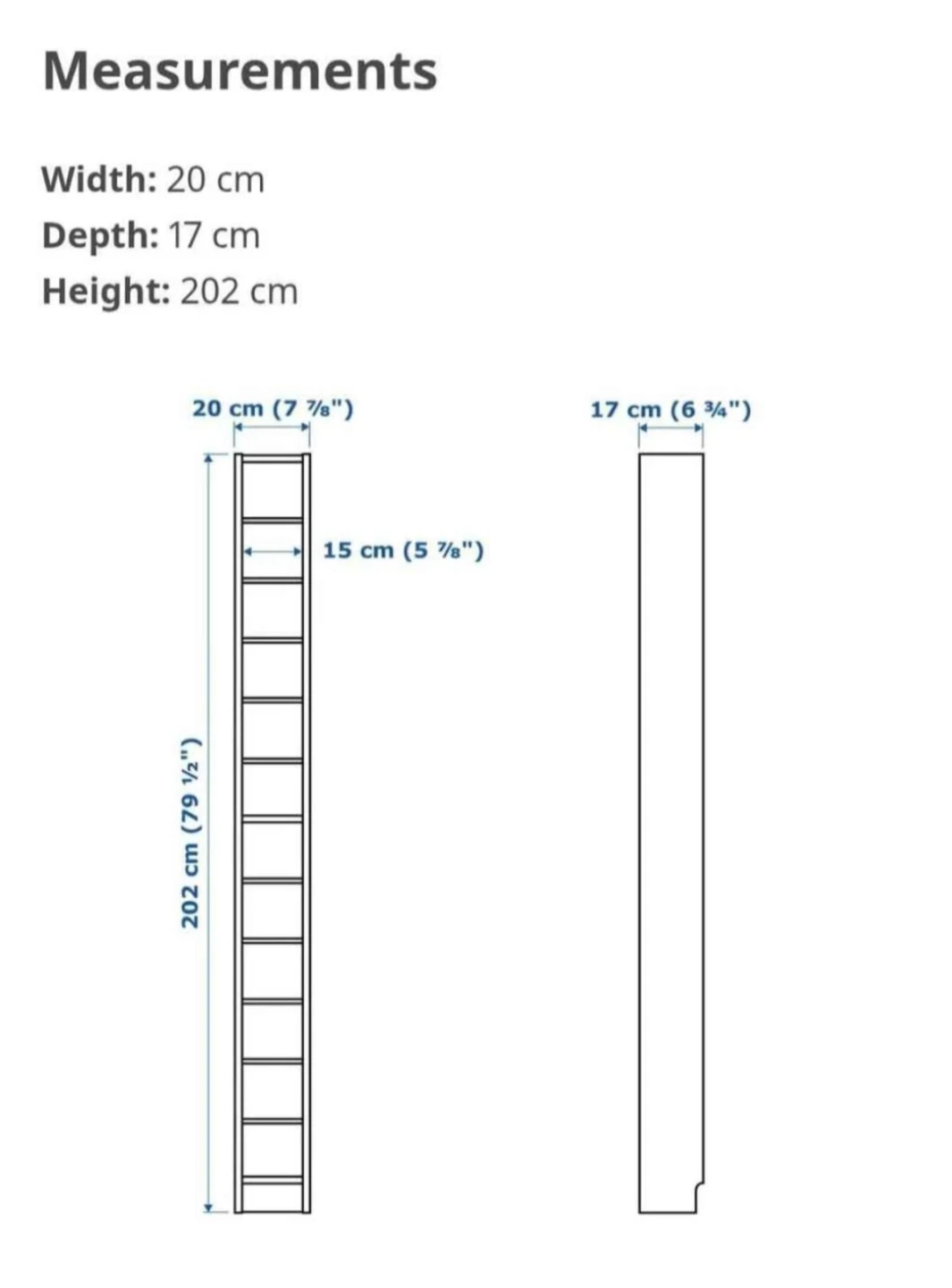 Tall White Bookshelf / Display Shelf - photo 3