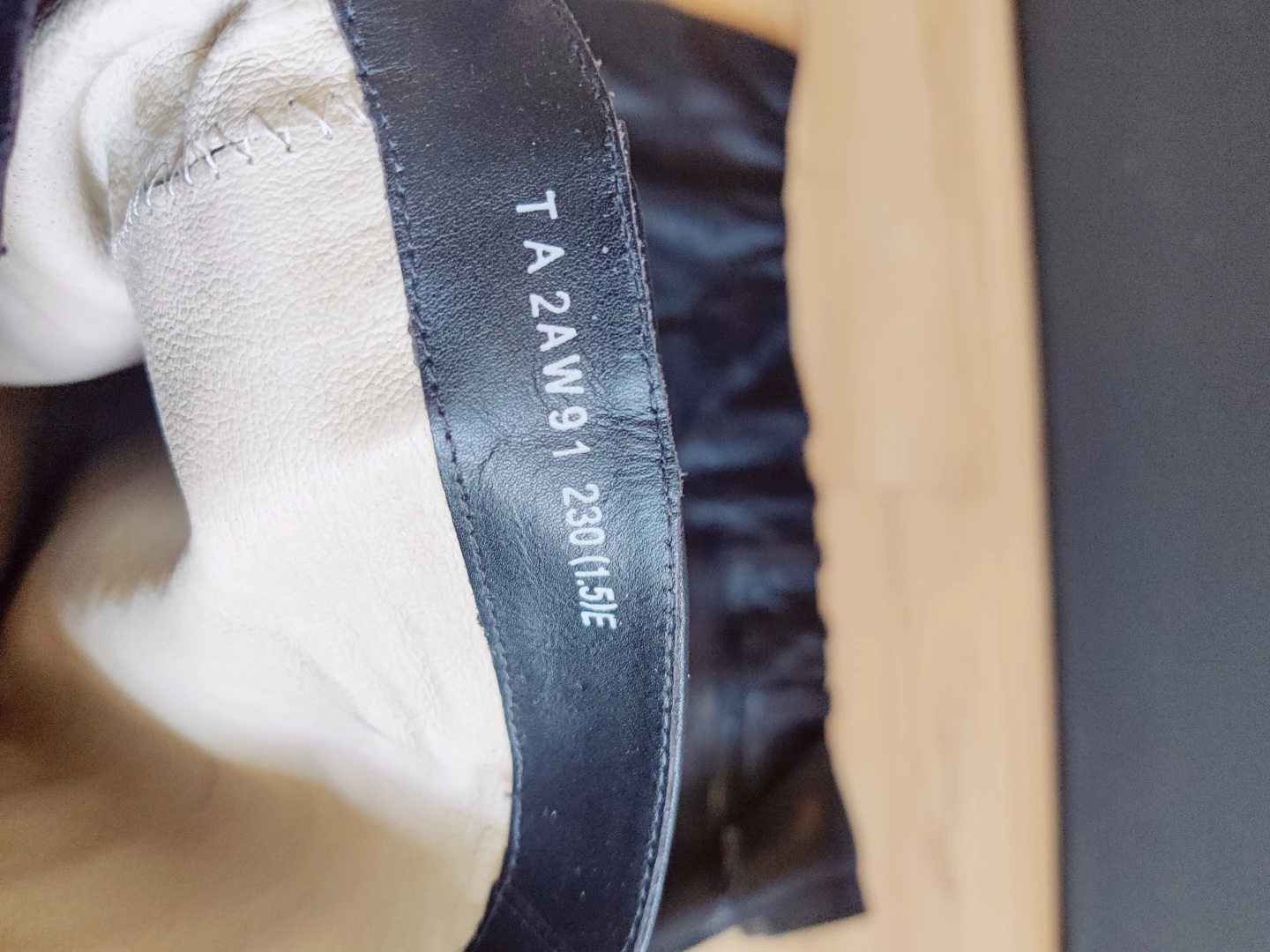 Black Over-the-Knee Boots Size 6 - photo 3