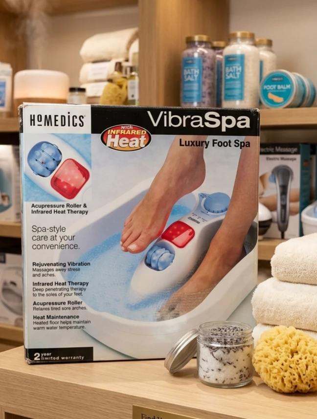 HoMedics VibraSpa Luxury Foot Spa