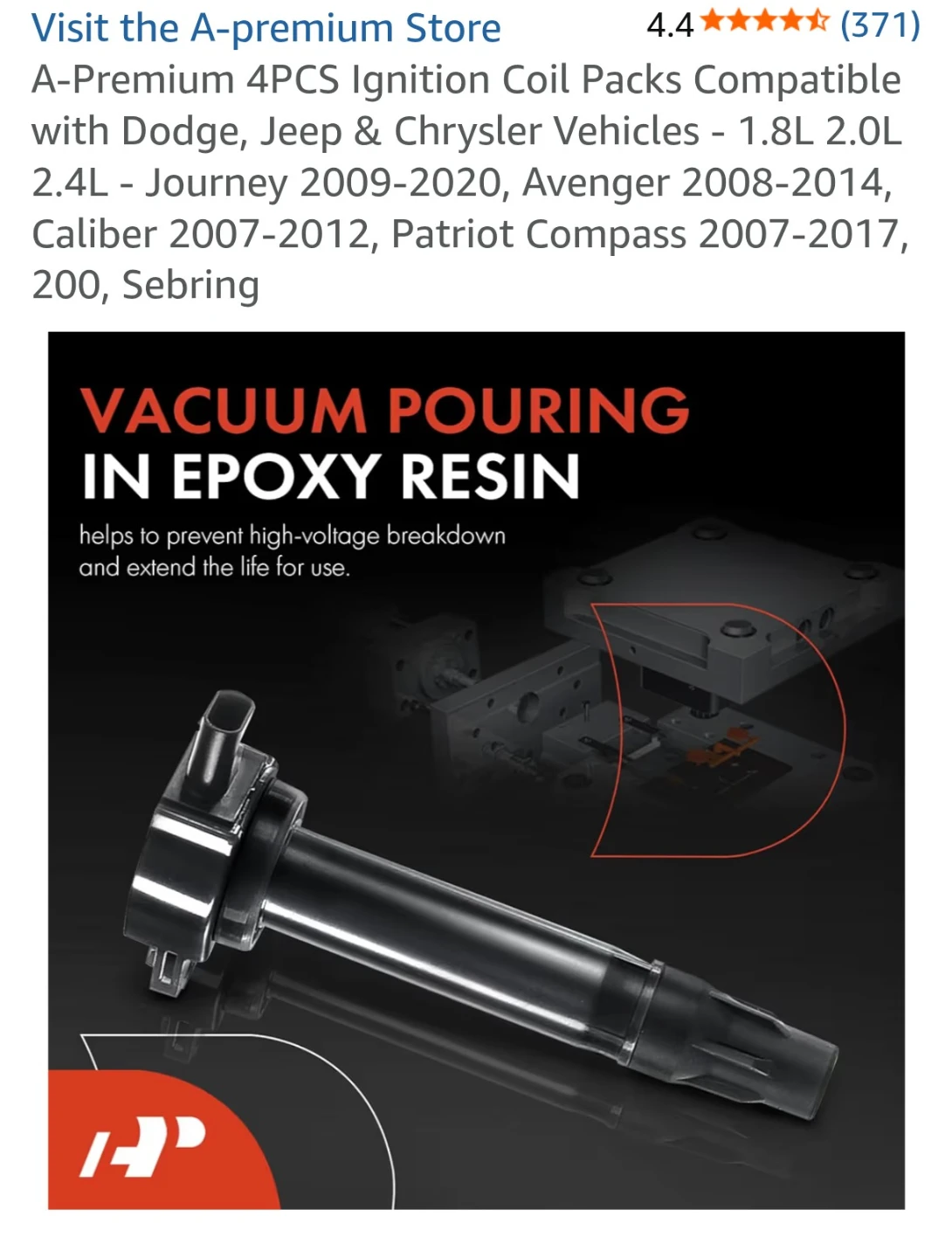 A-Premium Ignition Coil Pack - photo 3
