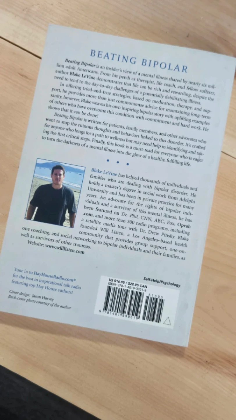 Beating Bipolar Book by Blake Levine - photo 2