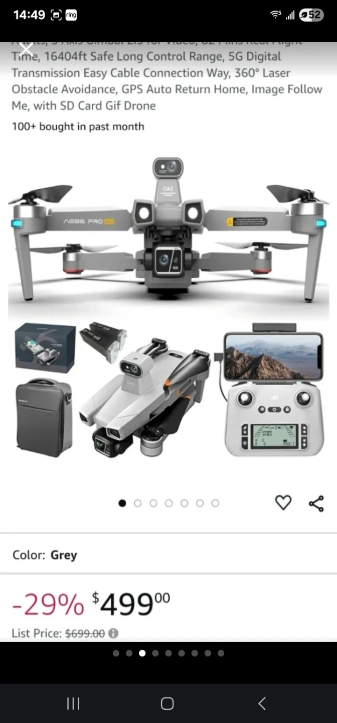 AE86 Pro Max Drone with 4K Camera and Remote Controller - photo 4
