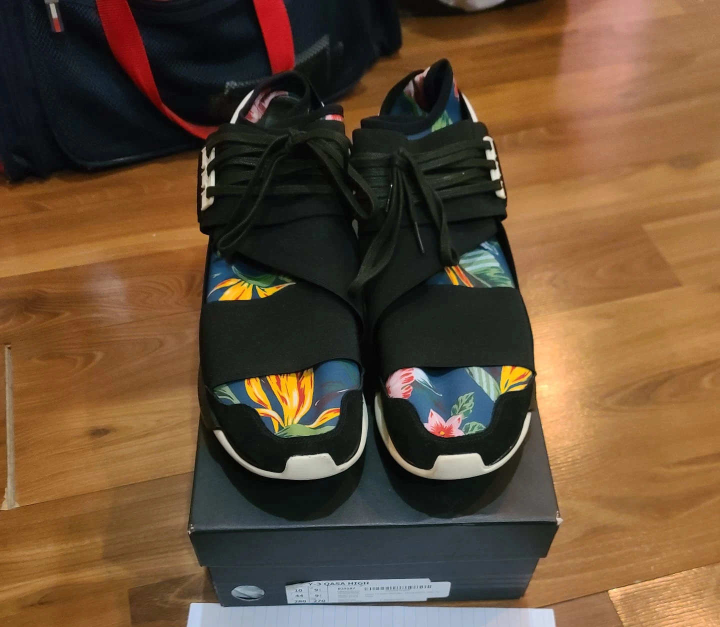 Y-3 Qasa High Floral Sneakers