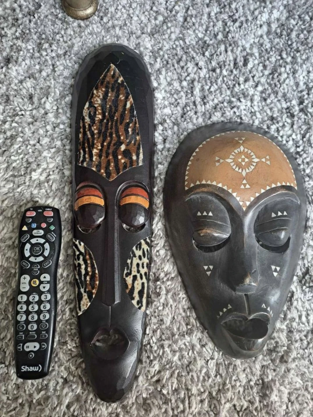 Decorative African Masks (Set of 2) - photo 2