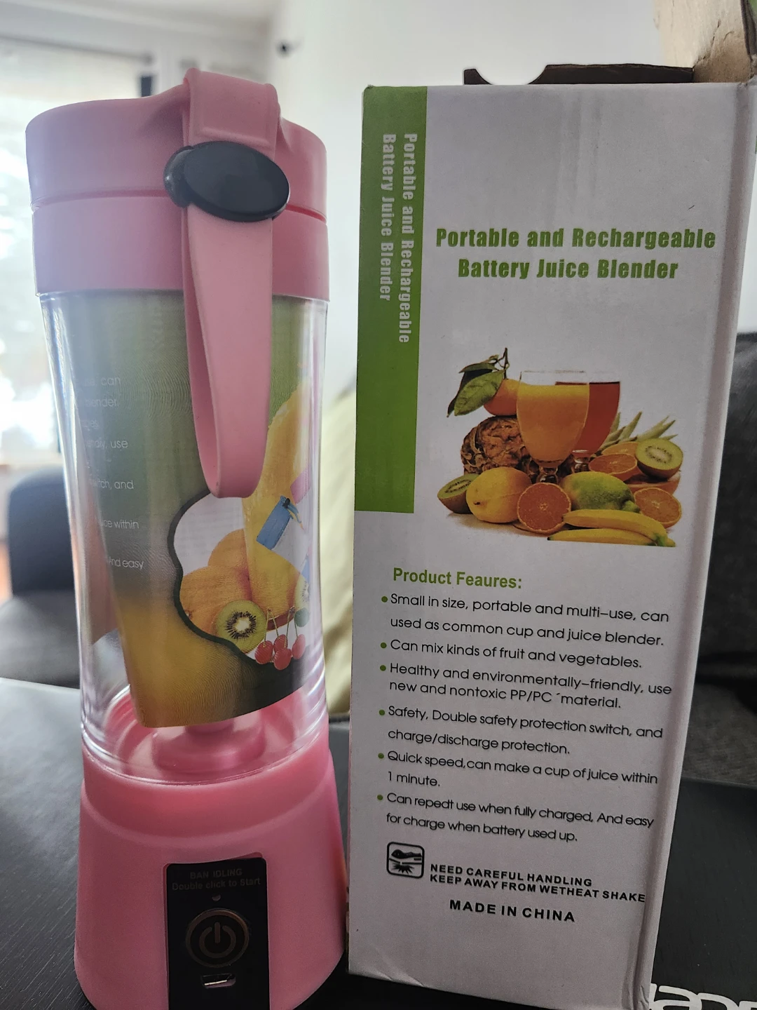 Portable and Rechargeable Battery Juice Blender - photo 3