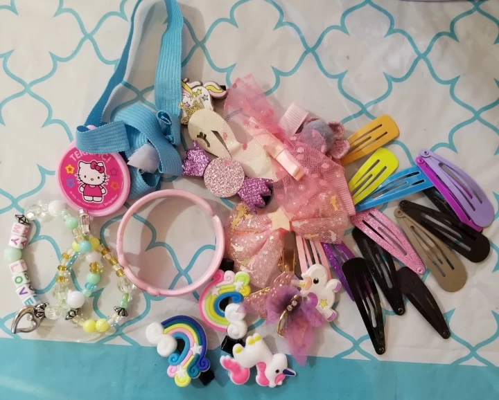 Assorted Girls Hair Accessories and Bracelets - photo 2