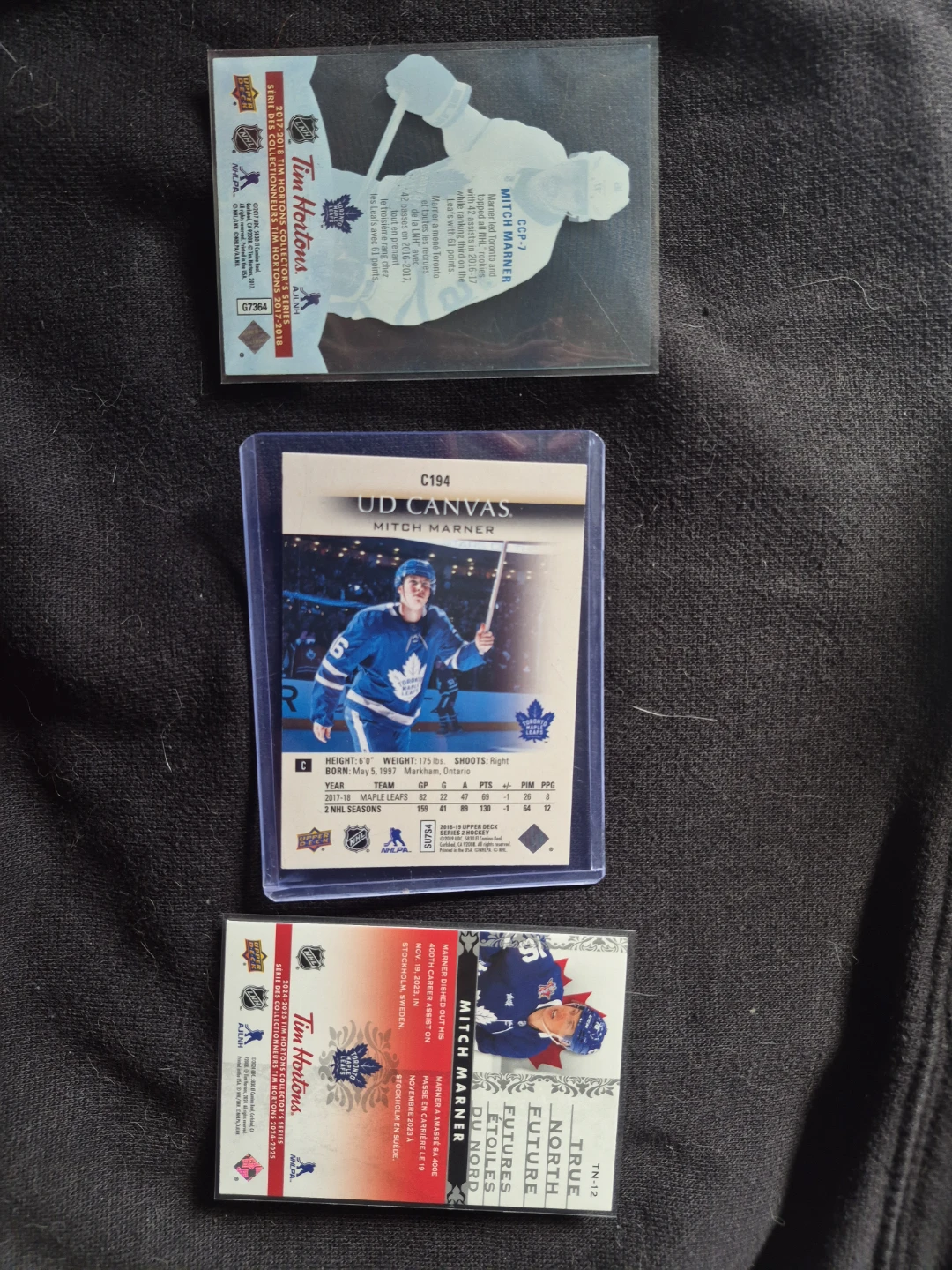 Mitch Marner Hockey Cards - buy individual or all together for$5 - photo 2