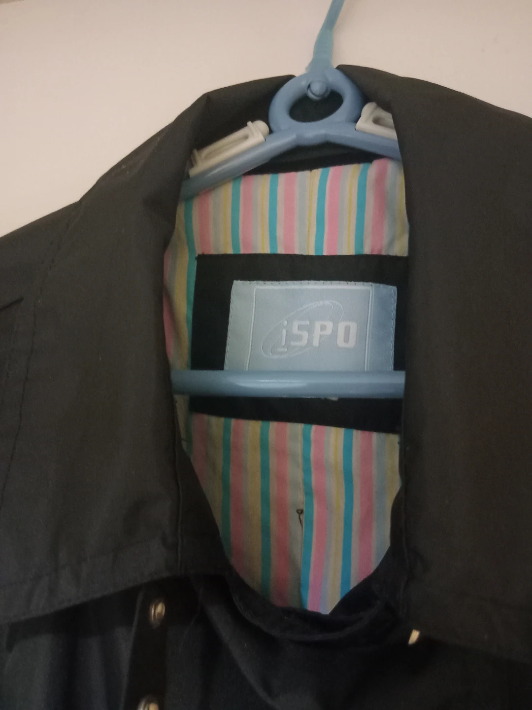 ISPO Black Double-Breasted Jacket - photo 3