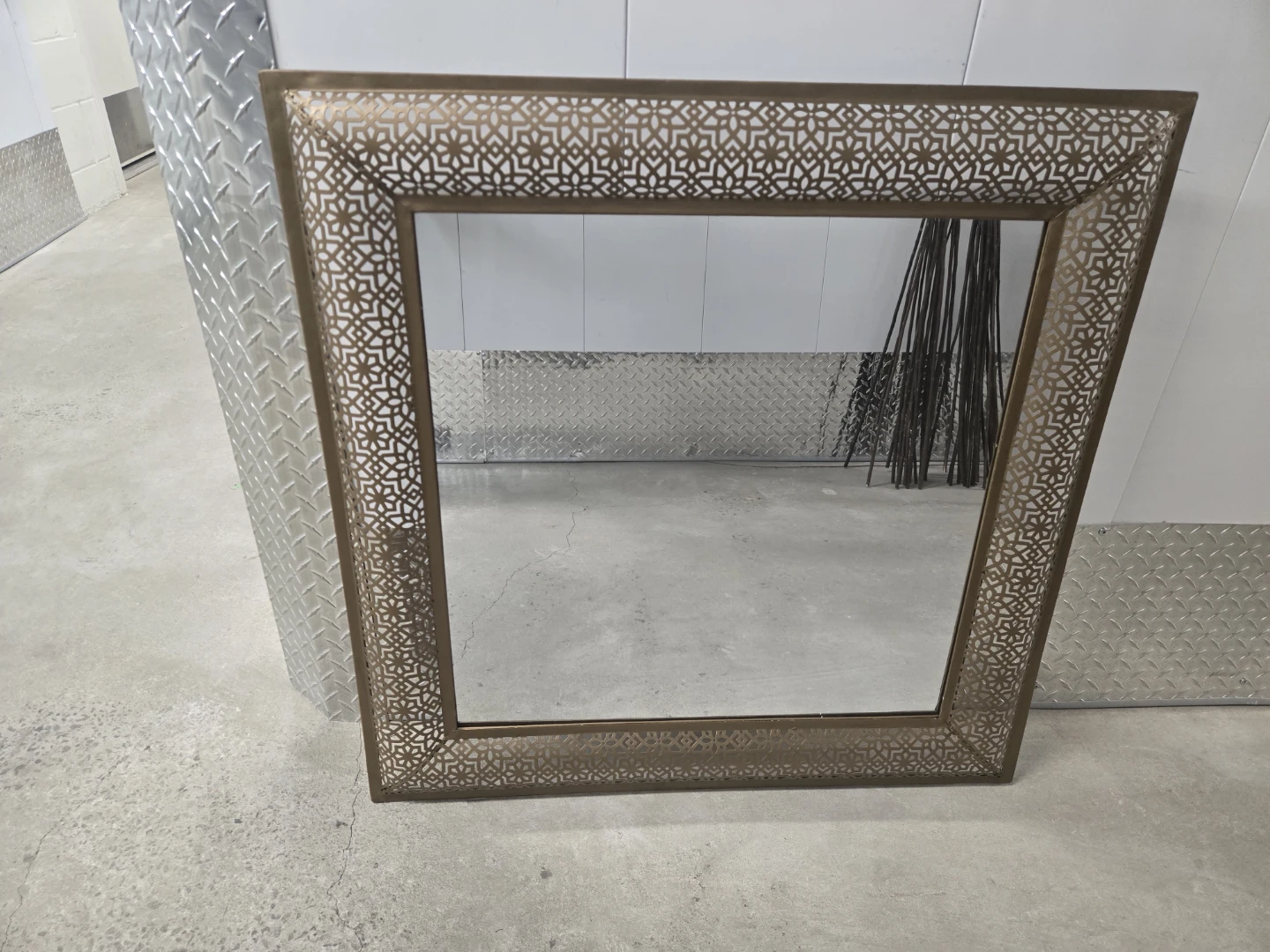Decorative Gold Metal Mirror