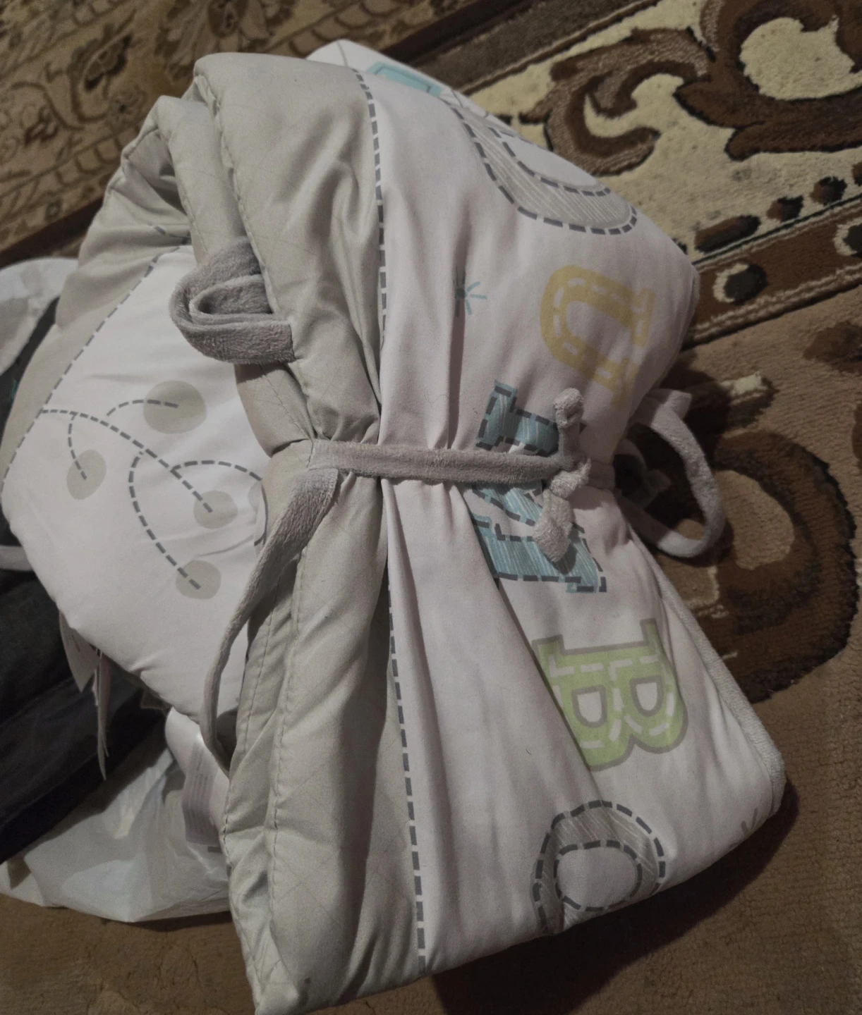 Baby Crib Bumper Pad - Safari Fun Too