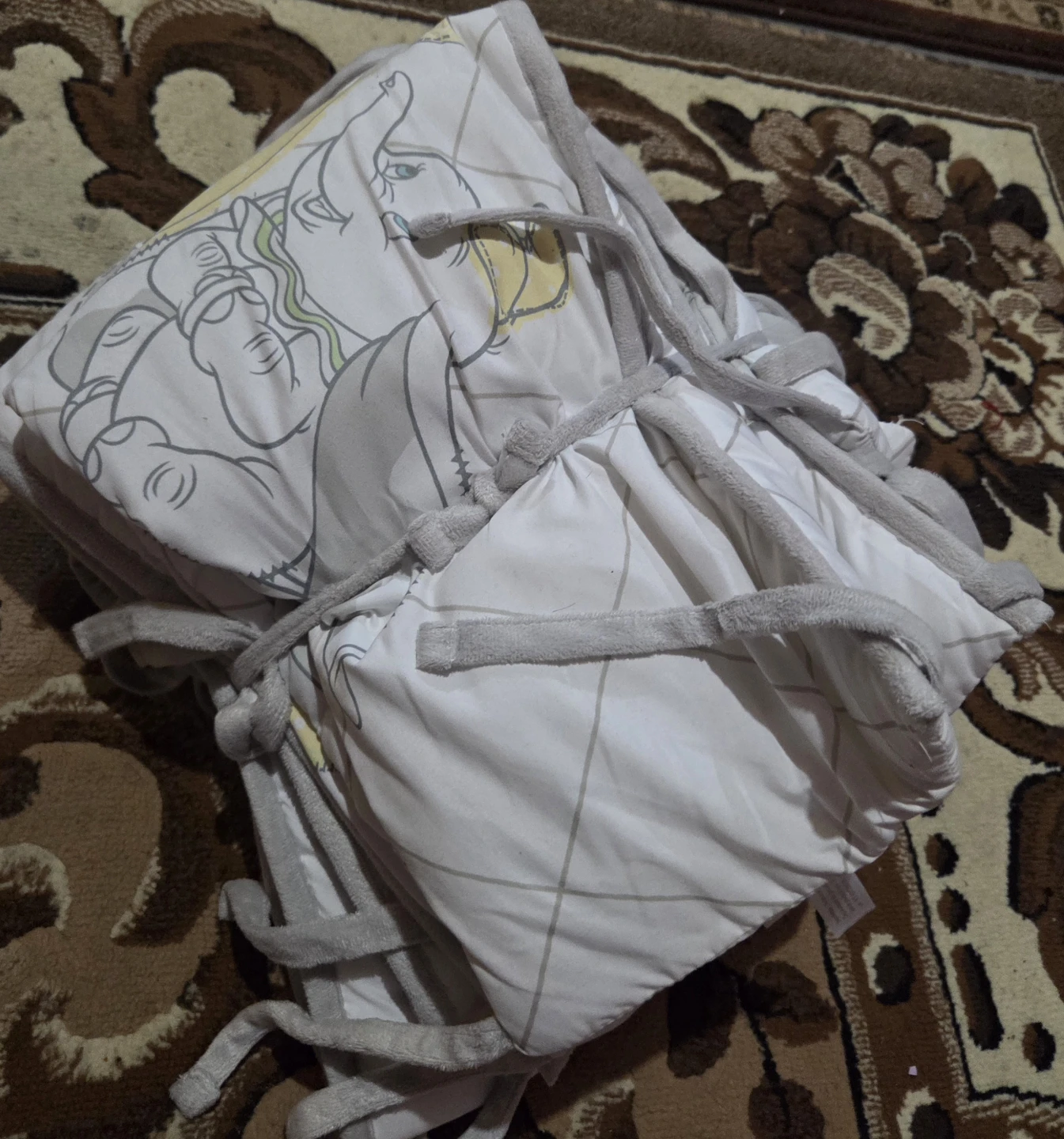 Baby Crib Bumper Pad - Safari Fun Too - photo 2