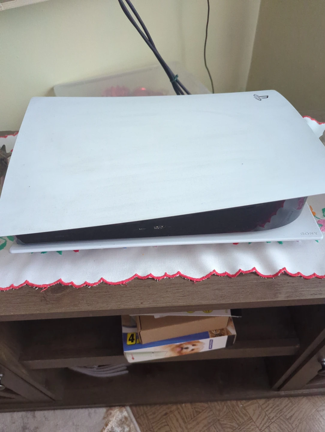 Console with Elden Ring and Final Fantasy VII Remake