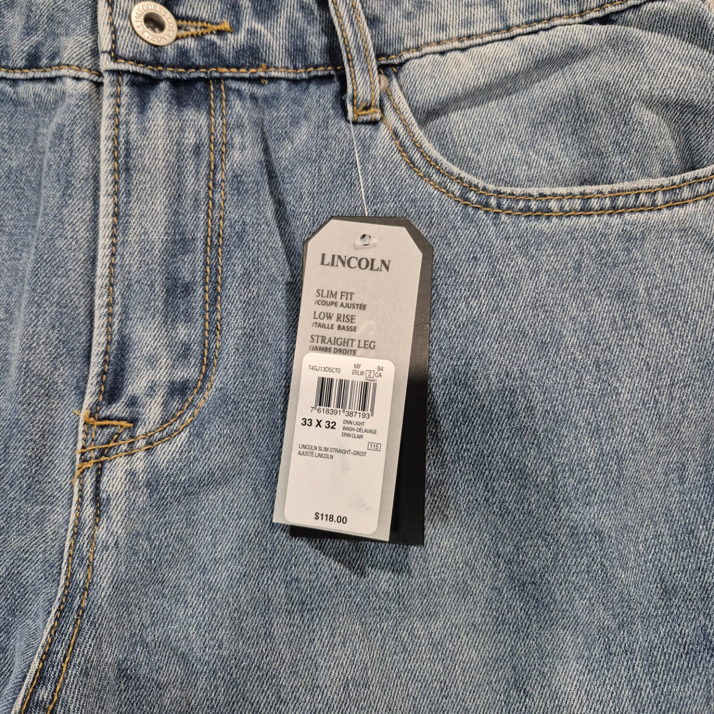 BNWT men Guess jeans 33x32 - photo 2