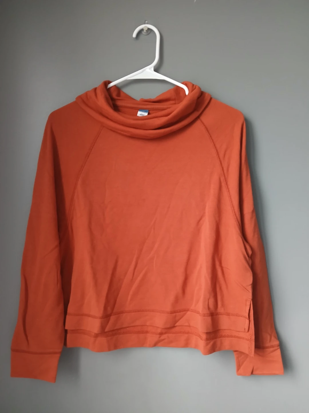 Old Navy Orange Cowl Neck Sweatshirt XS - photo 2
