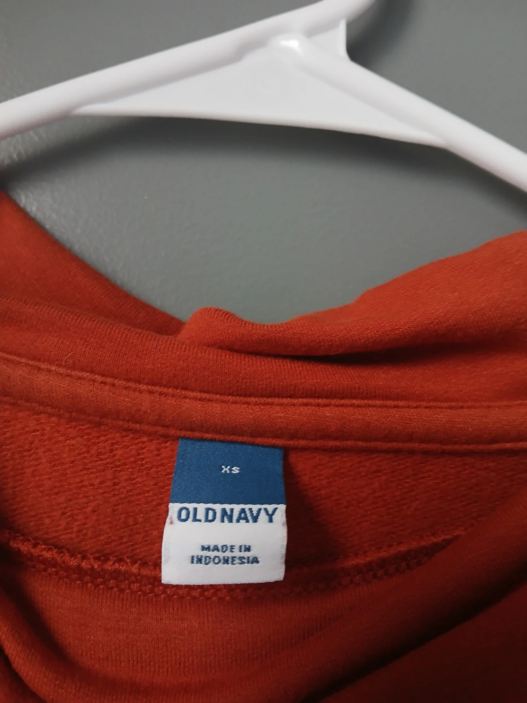 Old Navy Orange Cowl Neck Sweatshirt XS - photo 3