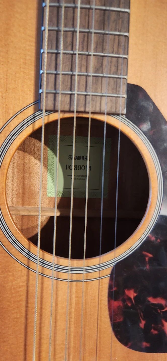 Yamaha FG800M Acoustic Guitar with Gig Bag - photo 3