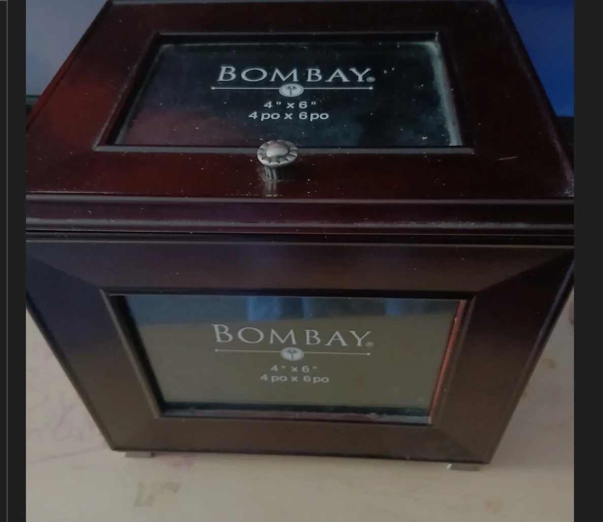 🌱Bombay Photo Frame & Jewelry Box Set