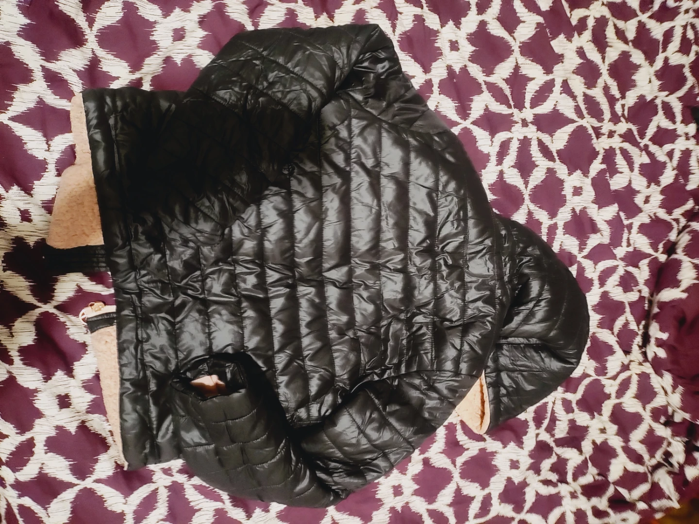 🌱Michael Kors Black Puffer Jacket - Size 10/12 used - photo 2