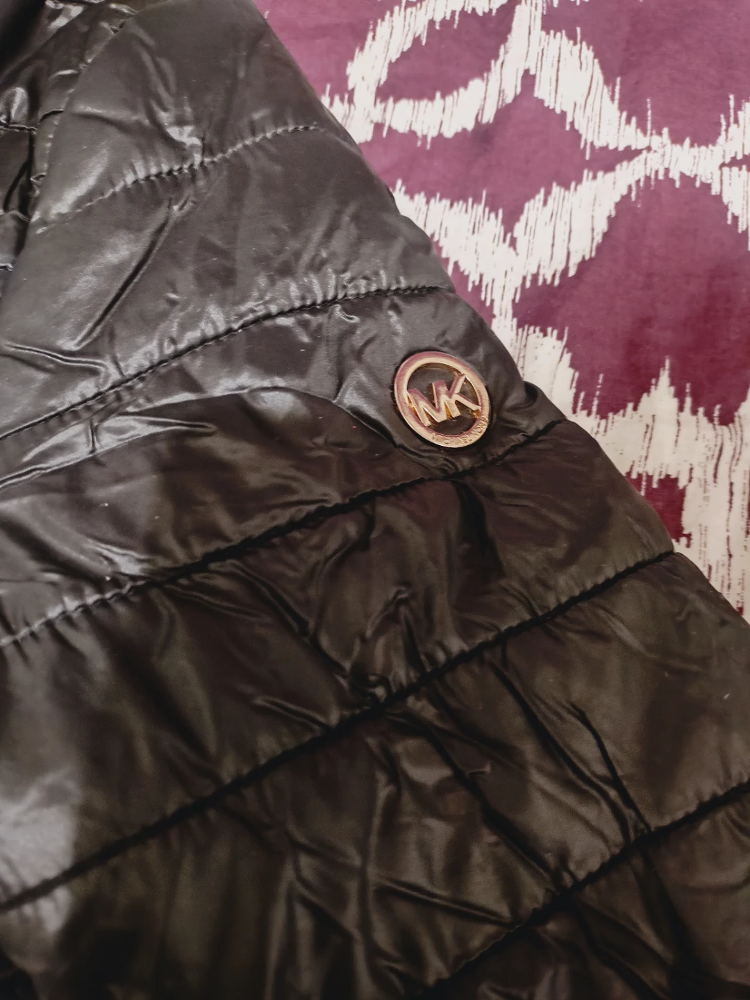 🌱Michael Kors Black Puffer Jacket - Size 10/12 used - photo 3