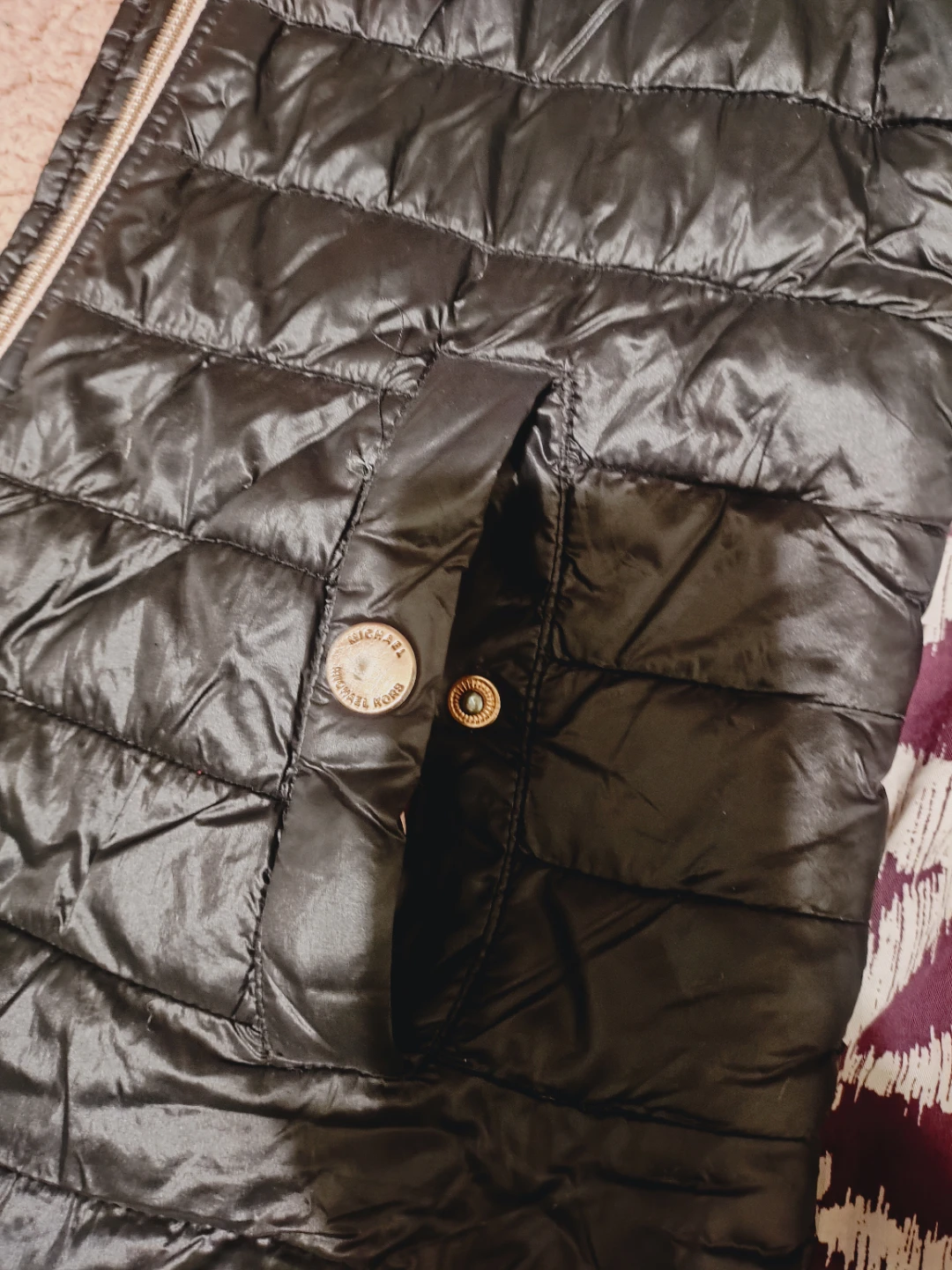🌱Michael Kors Black Puffer Jacket - Size 10/12 used - photo 4