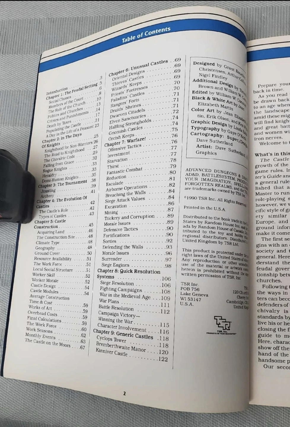 1990 advanced castle guide dungeons & Dragons - photo 2