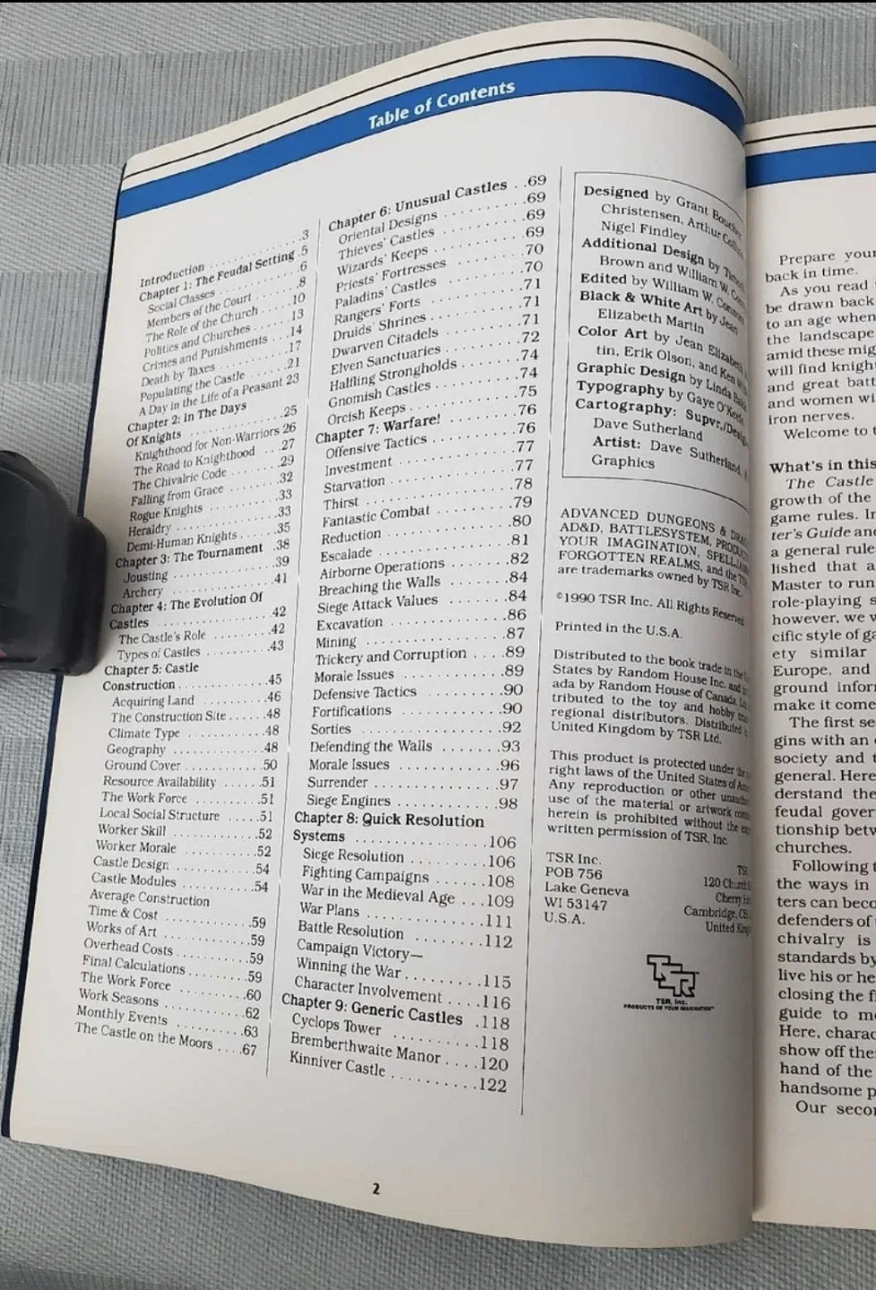 1990 advanced castle guide dungeons & Dragons - photo 2