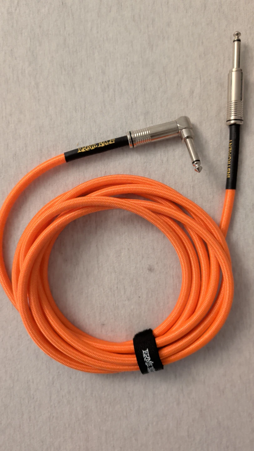 Ernie Ball 10ft Instrument Cable Orange