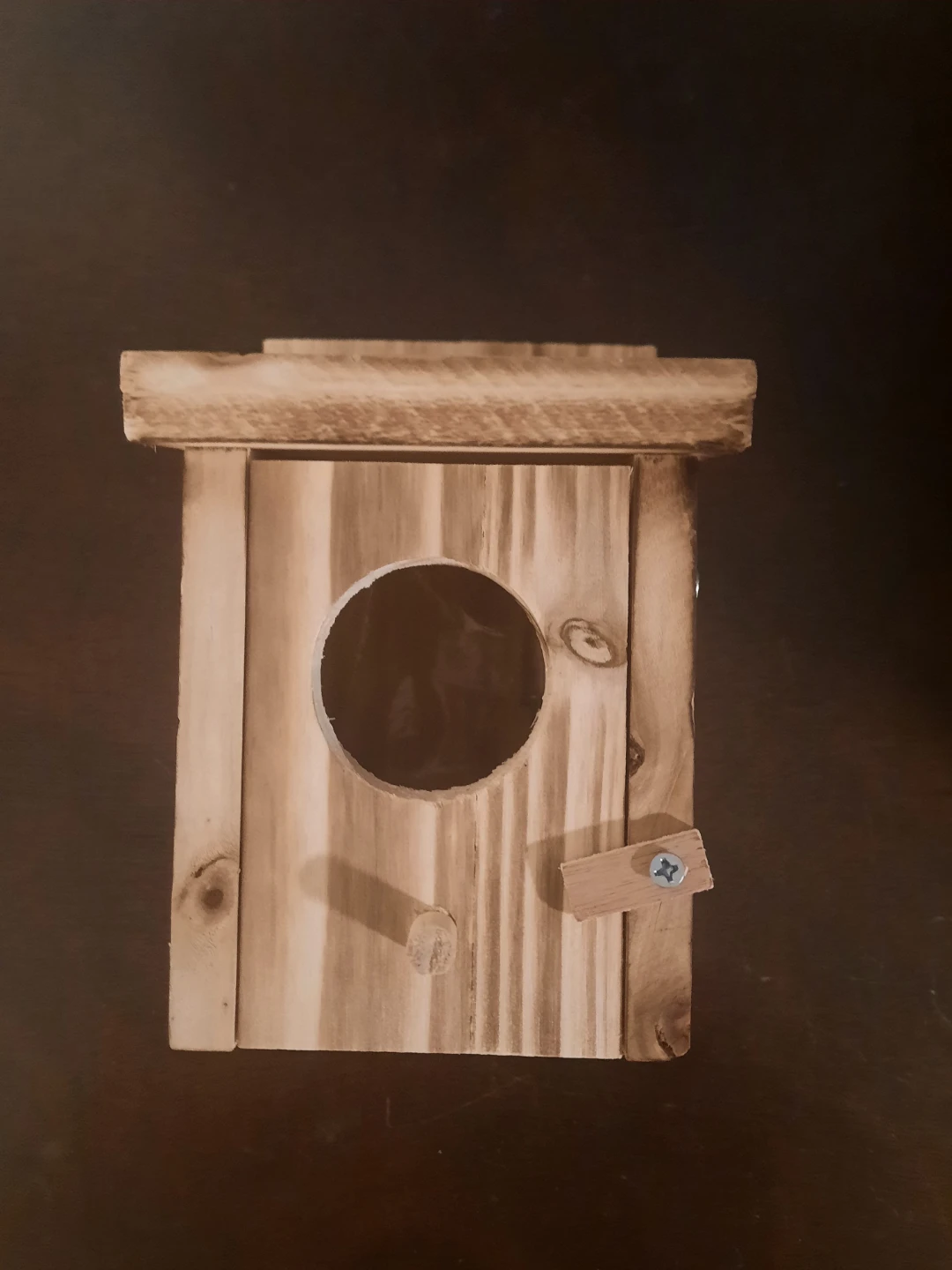 Wooden Birdhouse  6 inches tall