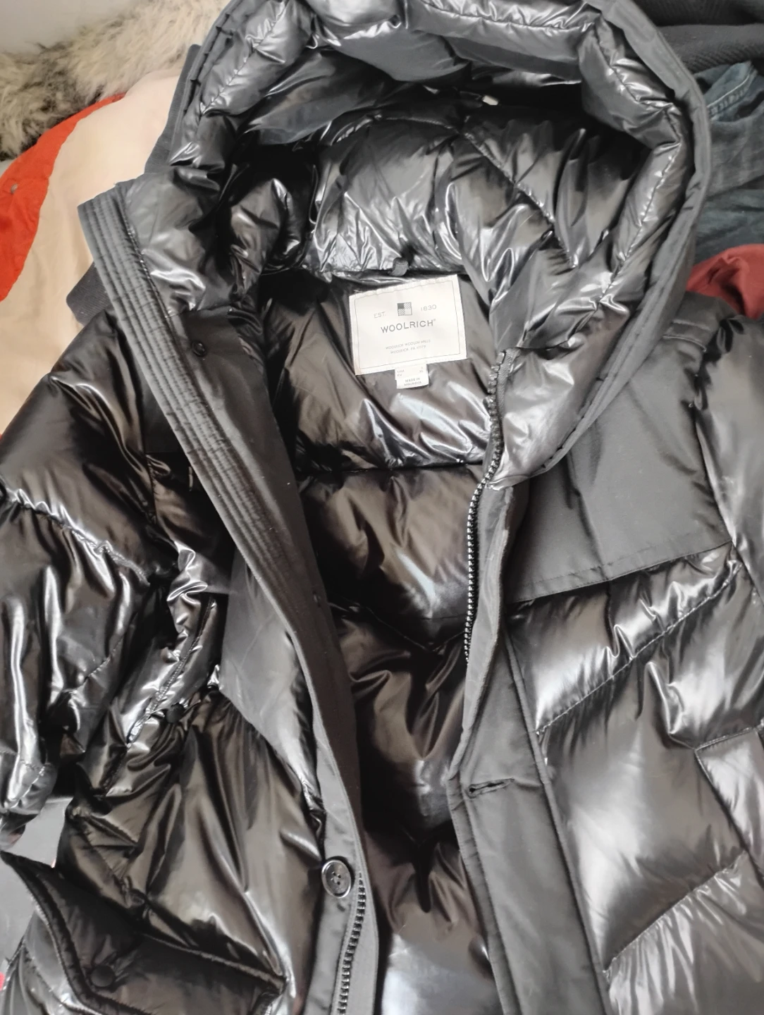 Woolrich Puffer Jacket - Black - XL