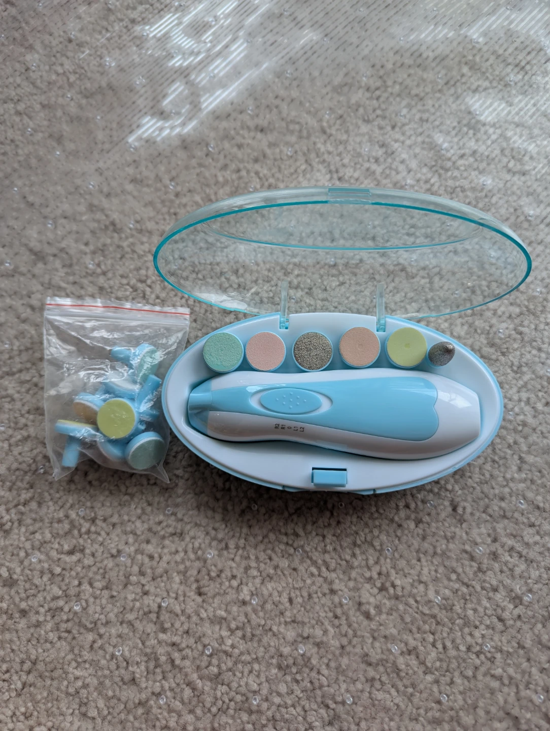 Baby Nail Care Set with Electric Trimmer and Multiple Files