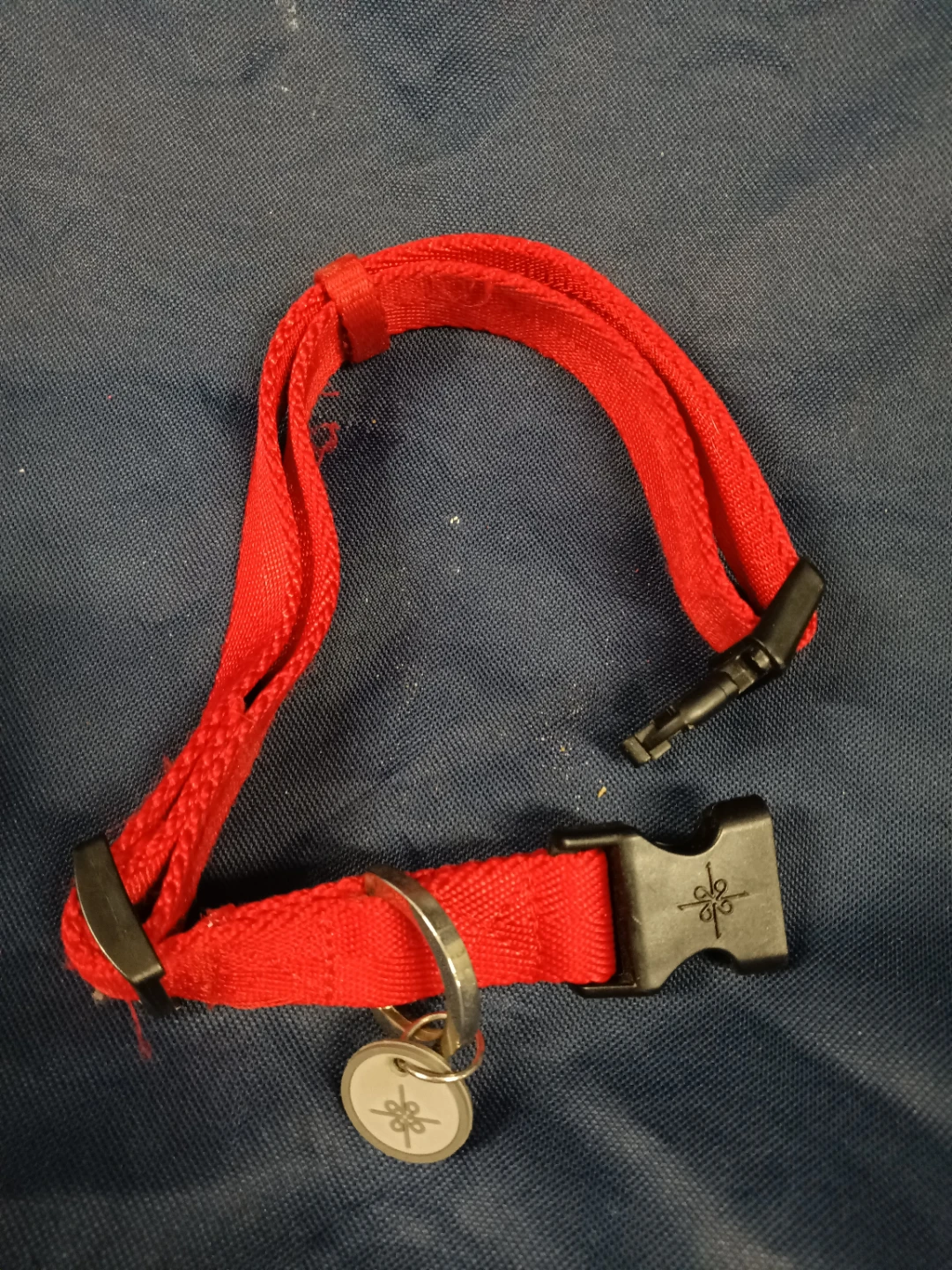 Red Pet Collar with Charm - photo 2