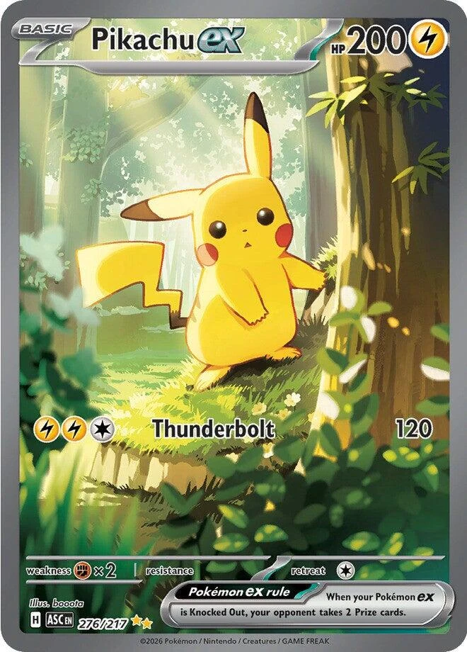 Pokemon Pikachu EX 276/217 - SIR