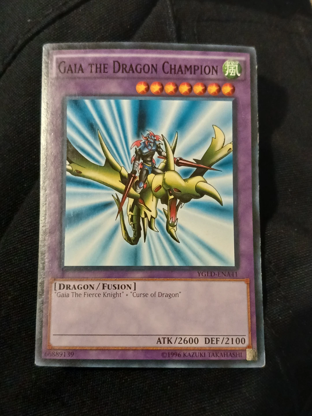 Yu-Gi-Oh! Gaia the Dragon Champion Card