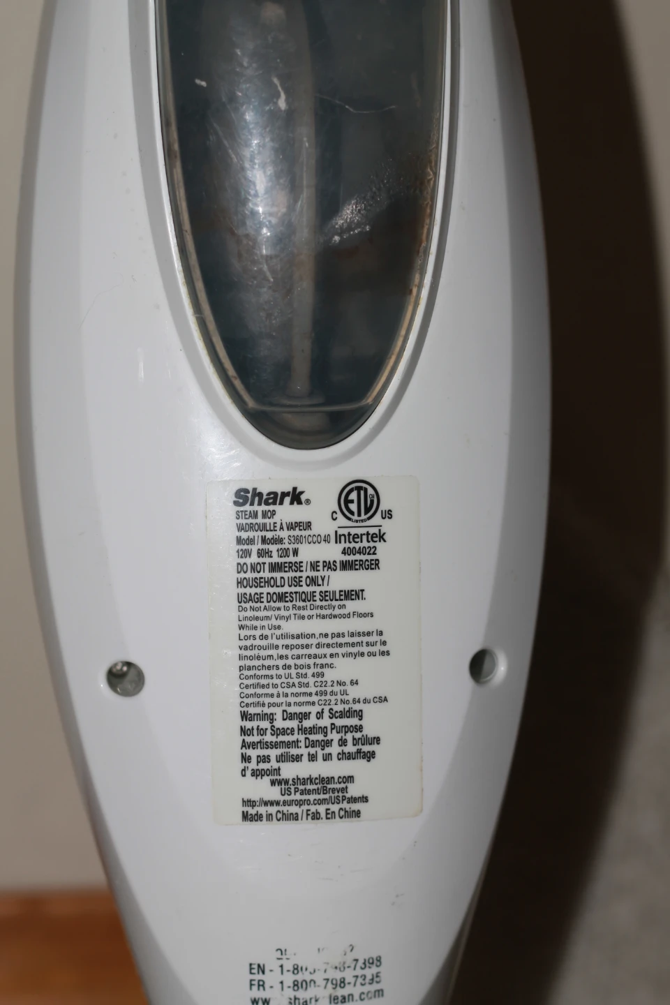 Shark Steam Mop - photo 3
