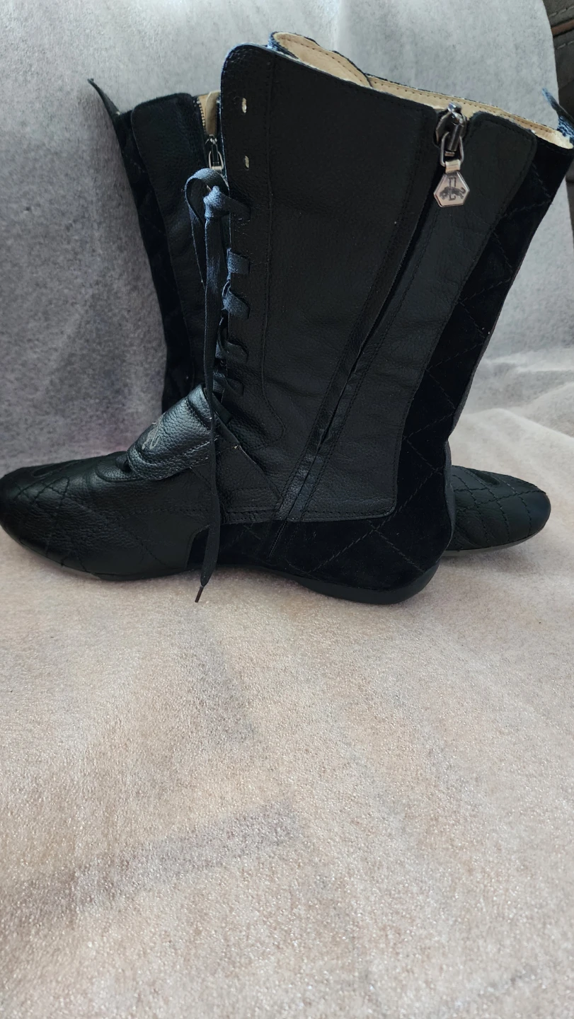 Bottes Adidas noires taille 10 - photo 2