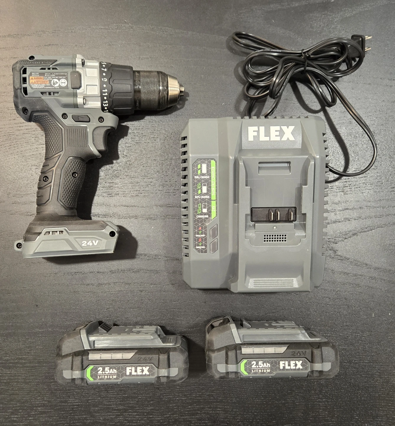 Brushless Drill Driver Kit - FLEX 24V - Like New