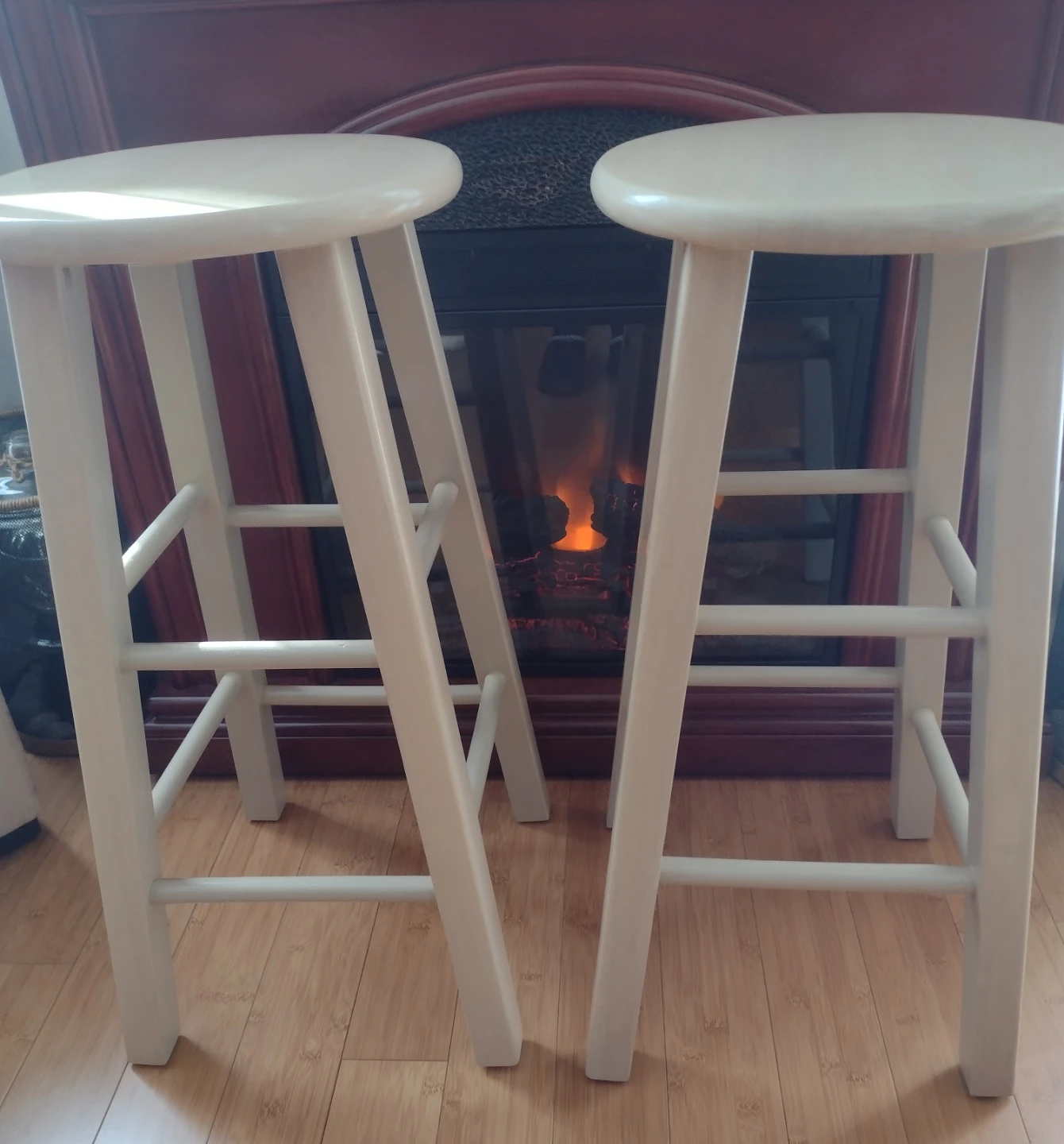 Wooden Bar Stools set of 2 - photo 4