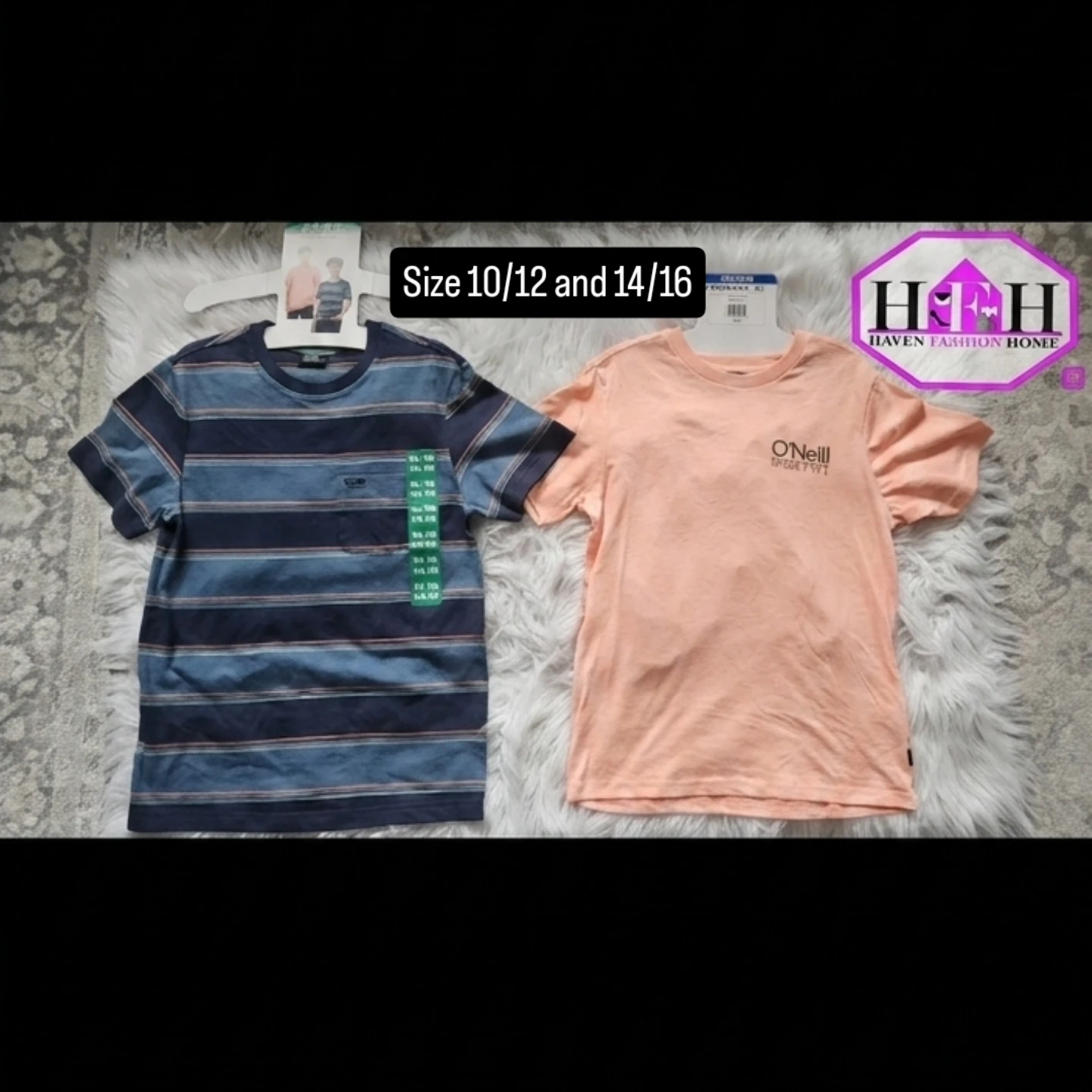 Boys O'Neill & Striped T-Shirts Size 10/12 & 14/16 - photo 4