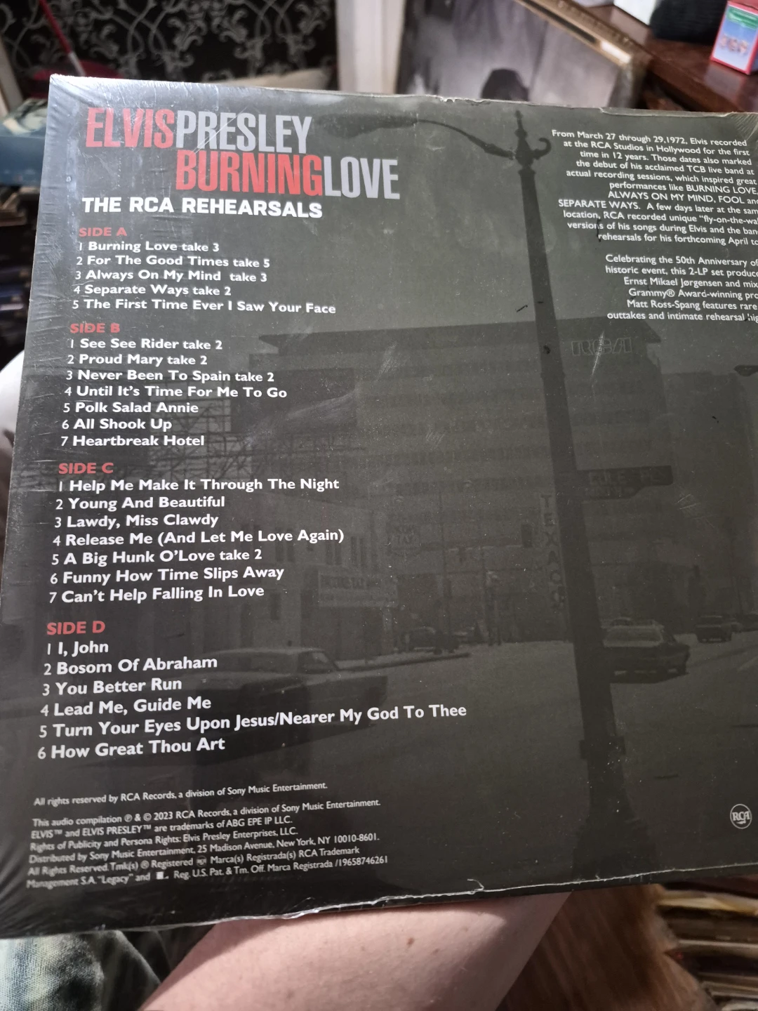 Burning Love: The RCA Rehearsals (2-LP Vinyl Record) - photo 2