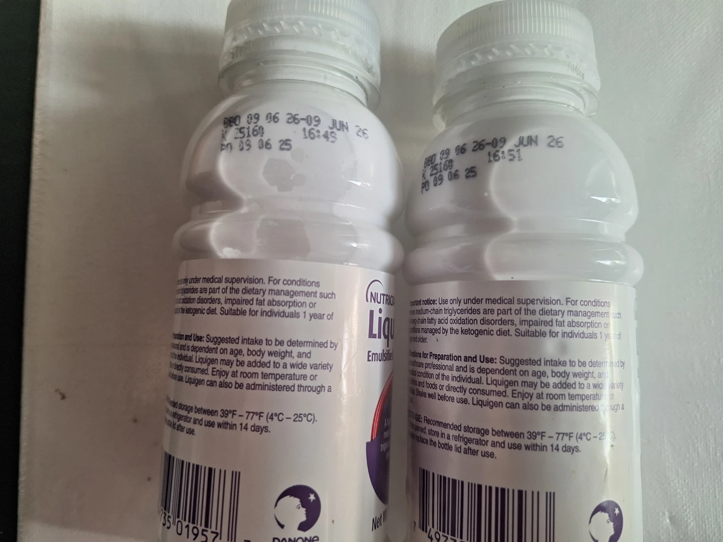 Nutricia Liquigen MCT Oil Keto (2 x  8.5oz Bottles) June 2026