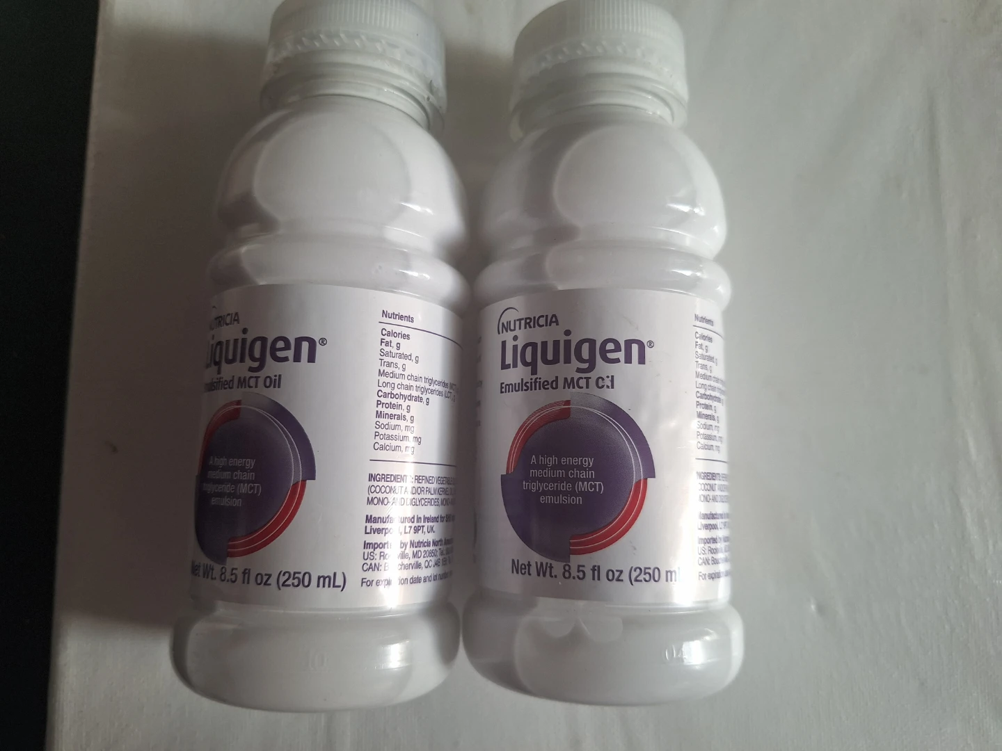 Nutricia Liquigen MCT Oil Keto (2 x  8.5oz Bottles) June 2026 - photo 3