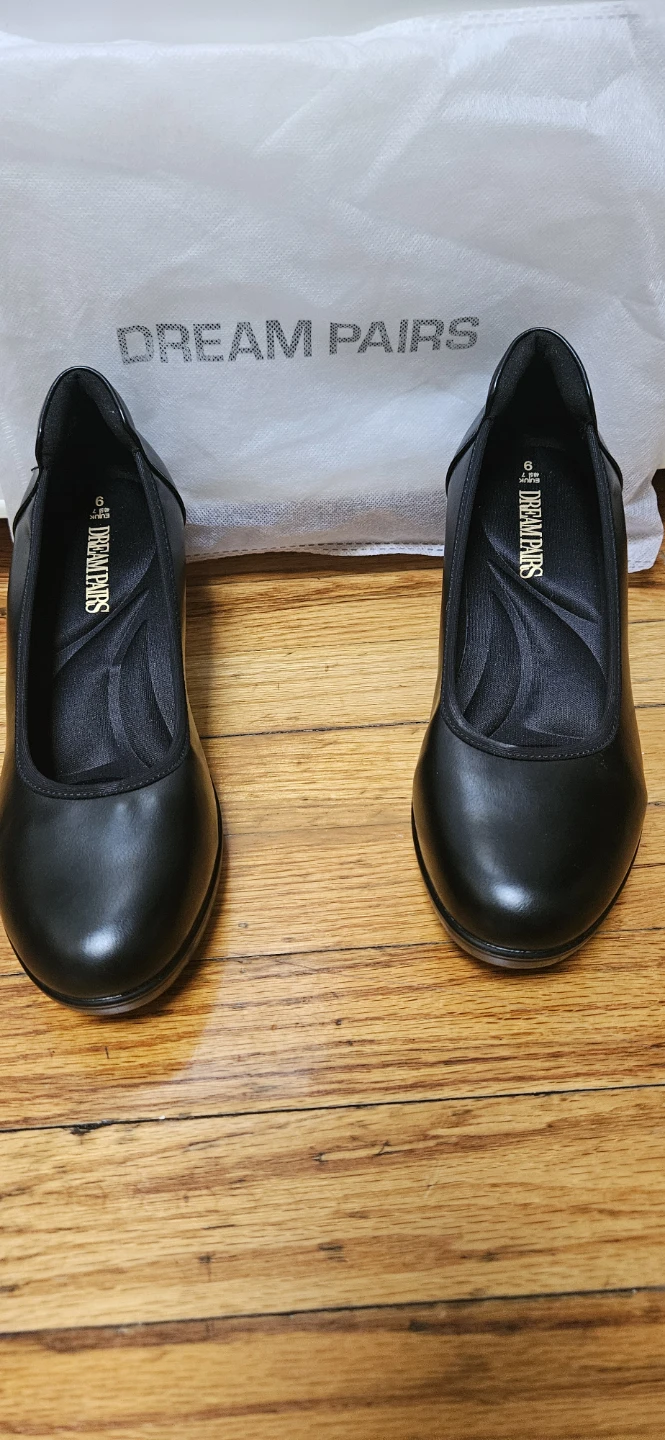 Dream Pairs Black Women's Heels Size 9 - photo 2