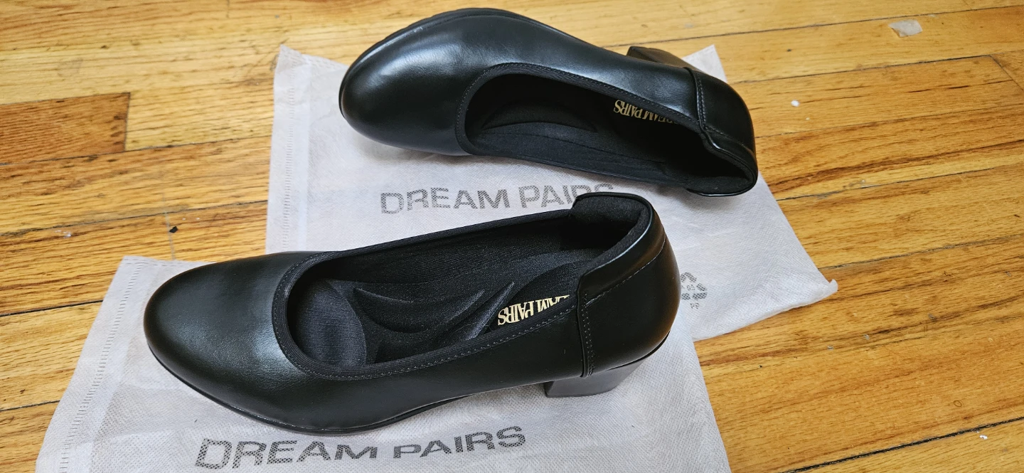 Dream Pairs Black Women's Heels Size 9 - photo 4