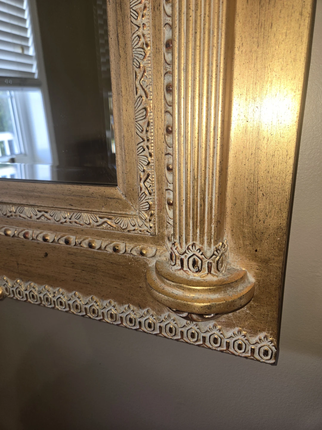 Ornate Gold Gilt Mirror - photo 2