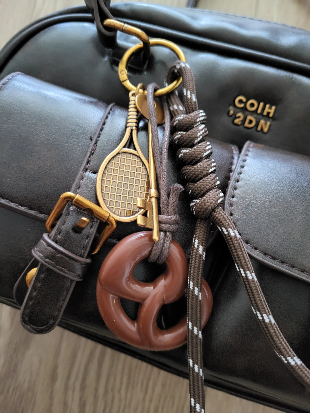 🌱 SHEIN - Brown Faux Leather Shoulder Bag - photo 3