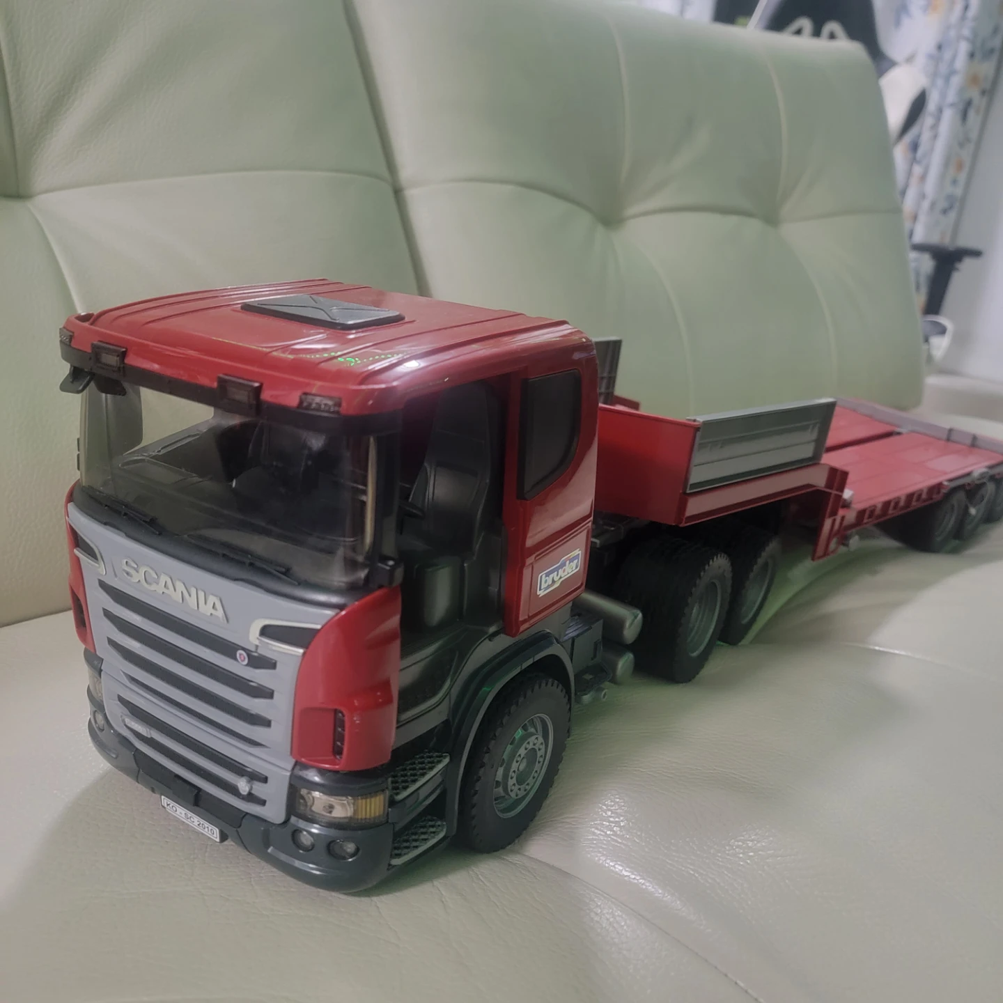 Bruder Scania R-Series Low Loader Truck Toy